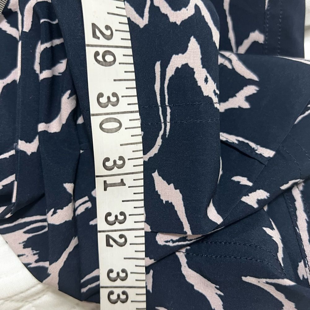 ATHLETA Vienna Cargo Pants Printed in Navy & Orchid Pink Lightweight - Picture 10 of 12